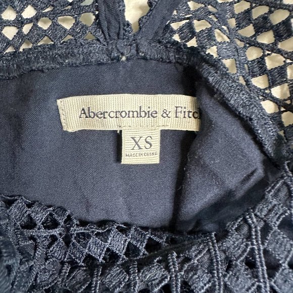 Abercrombie & Fitch Navy Sleeveless Dress Women's XS - Picture 5 of 5